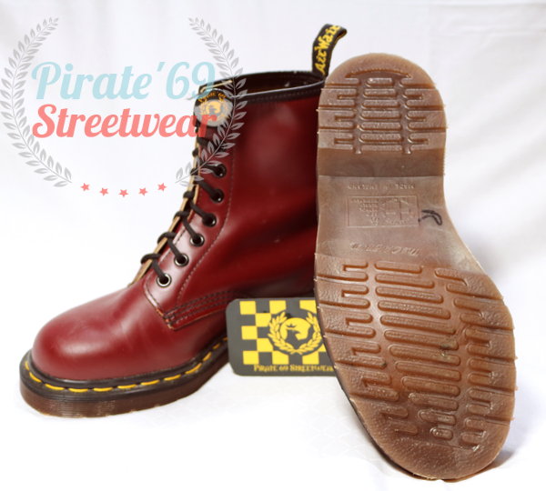Skingirl Dr Martens 1460 cherry red boots