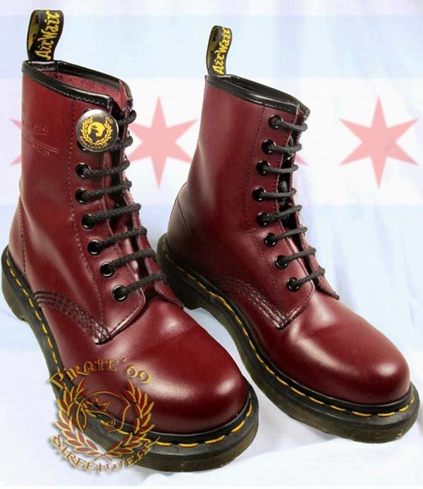 blood red dr martens