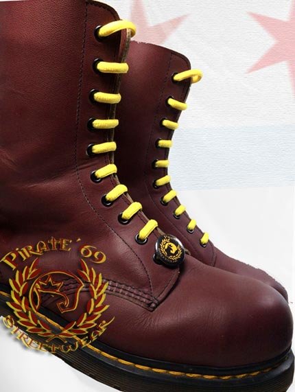Skinhead yellow boot laces for Dr Martens Skinhead yellow boot laces for Dr Martens