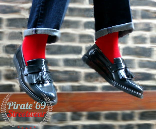 Mod / Rude / Skinhead Mens Red Socks