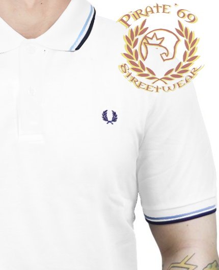 Fred Perry Pre Owned Mod Cotton Pique Polo