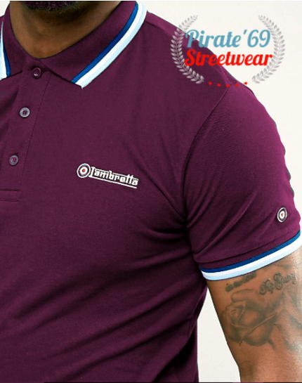 Lambretta Mod Cotton Pique Polo Lambretta Mod Cotton Pique Polo