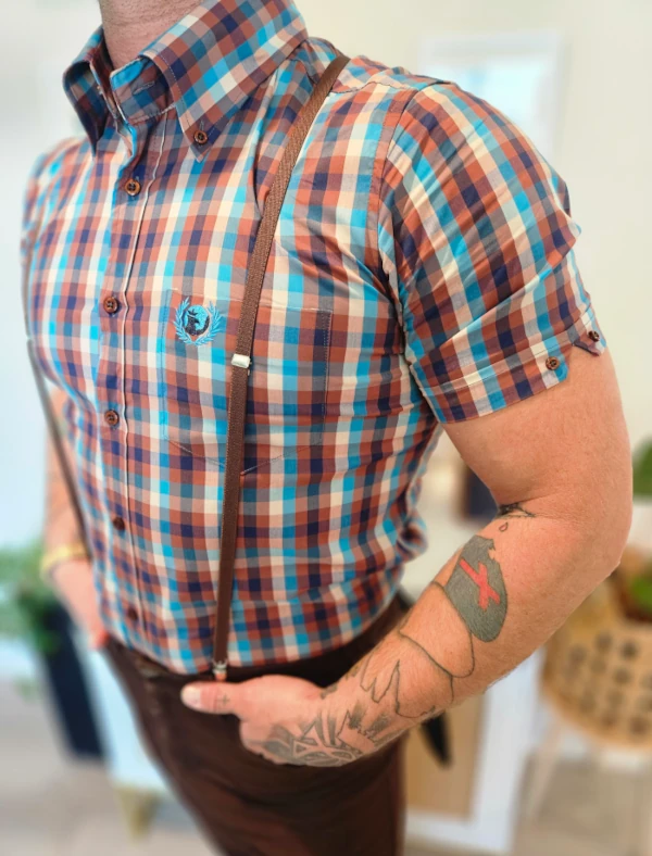 SALE Pirate 69 Hawk Wreath Twin Tipped Polo Shirt