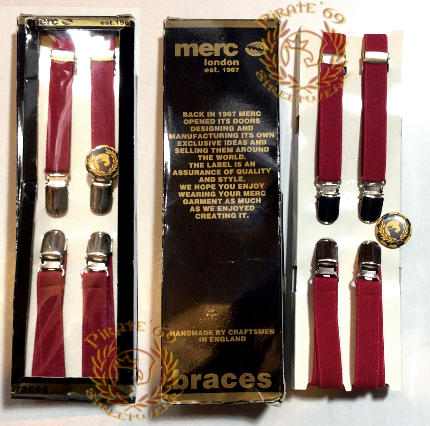 MERC 1/2 inch narrow mod braces supenders