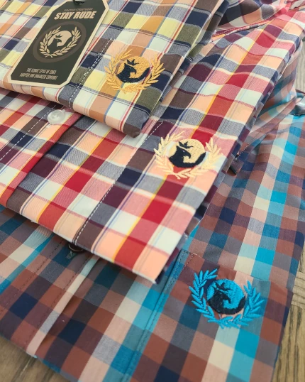 Stretch Button Down Shirt for Skinheads and Mods, made in USA