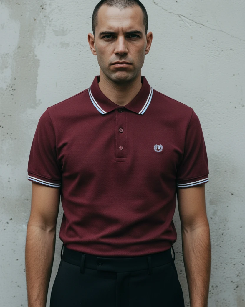 Pirate 69 Hawk Wreath Twin Tipped Polo Shirt